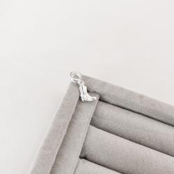 Berloque pingente bota 10mm