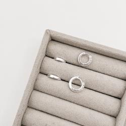 Dupla argolas click 10 e 12mm detalhe 3D