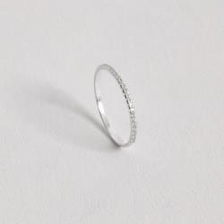 Anel fino meia aliança