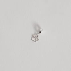 Berloque pingente pata vazada 8mm