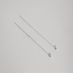 Brinco fio círculo 4mm