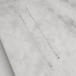 Brinco fio estrela 4mm