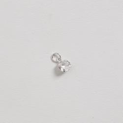 Pingente zircônia 6mm