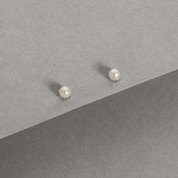 Brinco pérola 3mm garra