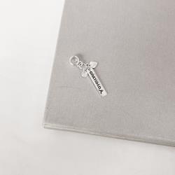 Berloque pingente patuá placa gratidão resina