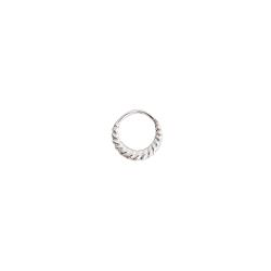 Piercing argola detalhe torcido 12mm