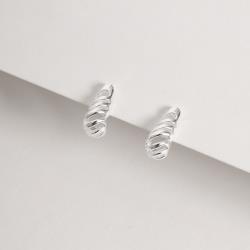 Brinco gota pesada desenhada 11mm