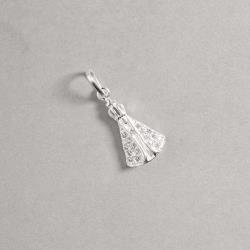 Pingente Nsa. Sra. Aparecida com cravejado 17mm