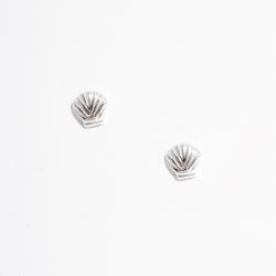 Brinco concha desenhada 7mm