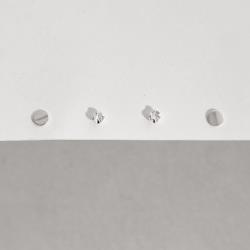 Dupla zircônia 3mm e círculo 4mm