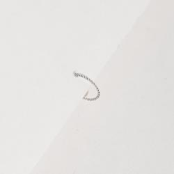 Piercing nariz argola torcida 11mm