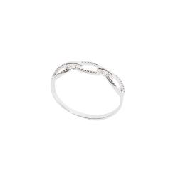 Anel corrente com bolinhas