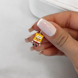 Berloque pingente Bob Esponja 14mm resina
