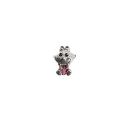 Berloque separador Gato de Cheshire resina 15mm envelhecido