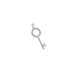 Pingente chave cravejada 29mm