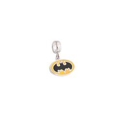 Berloque pingente símbolo Batman 15mm resina