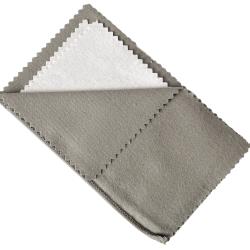 Flanela limpa pratas cinza 20x13cm