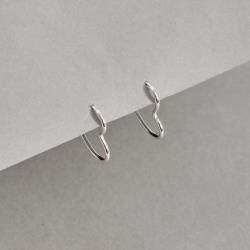 Argola coração 21mm tradicional