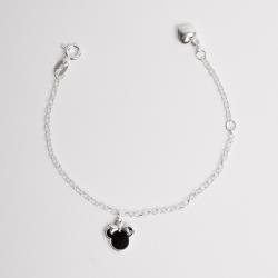 Pulseira infantil pingente Minnie resina 10mm