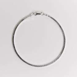 Pulseira corrente rabo de rato fio quadrado 1.8