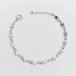 Pulseira entremeios estrela 6mm