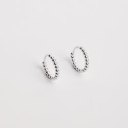 Argola click fio bolinhas 13mm