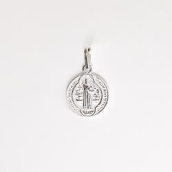 Pingente medalha São Bento 12mm