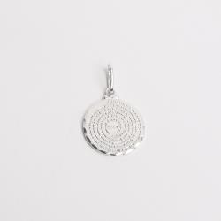 Pingente medalha Pai Nosso 15mm