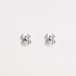Brinco aranha detalhe zircônia 7mm