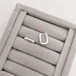 Argola click retangular 16mm